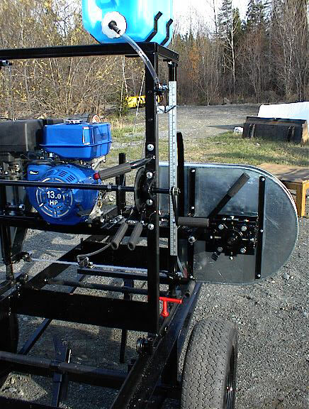 
 My Homebuilt Sawmill Closeup