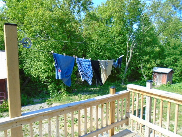 clothesline finished