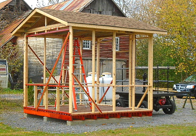 woodshed framing