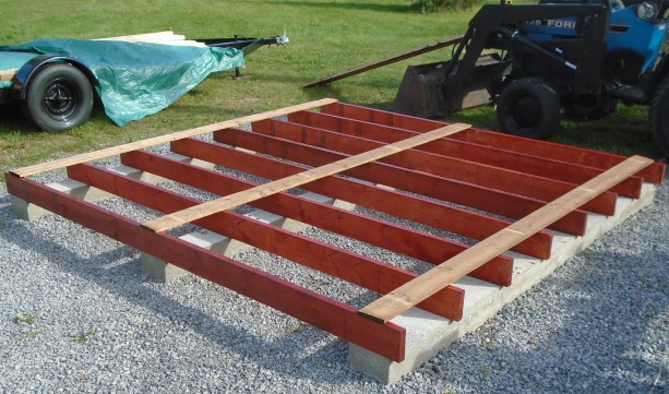 woodshed floor construction